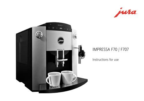 Jura Impressa F70 Leaking Tap